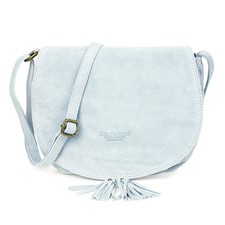 Posttasche aus Wildleder