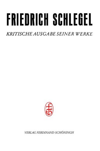 Friedrich schlegel kritische - -,