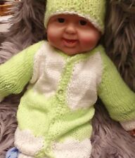 Set_Handgestrickt_Ausfahrgarnitur_Gr.56_ Erstlings-Set_Baby-Garnitur_unisex