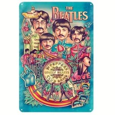 Blechschild The Beatles