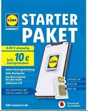 Lidl Connect Starterpaket 10€ Startguthaben.