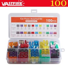 100 Stück Kfz Sicherung Set 2-40A für PKW Wohnmobil LKW Motorrad Sicherungen