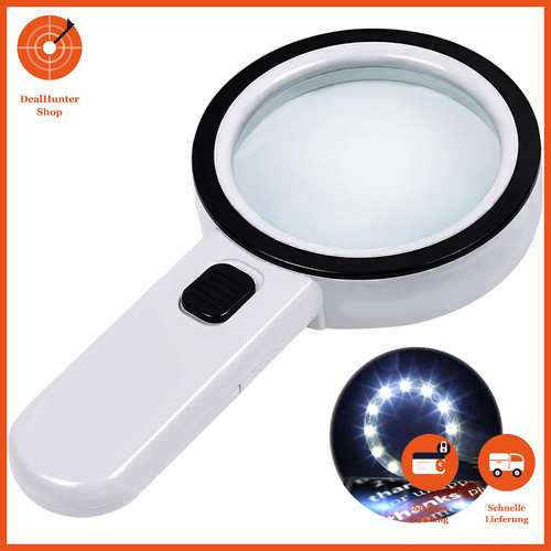 Handlupe mit led - handlupe, hohe