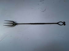 LANGE BAROCK GABEL ANTIK 18 TES JHDT EISEN HANDGESCHMIEDET