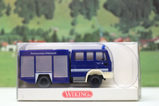 Wiking 1:87 6930532 GKW Iveco THW Einsatzfahrzeug blau in Ovp Nr.5115