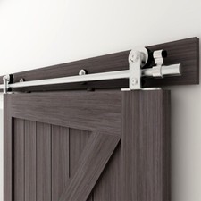 CCJH 1,22 - 3,84M Edelstahl Schiebetür System Schiene Kit Schiebetür Set T Stil