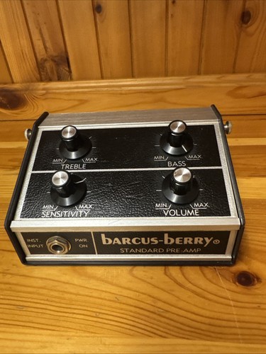 Barcus berry standard pre - standard, pre-amp