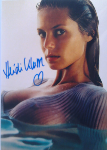 Heidi klum orig autogramm - klum, orig.