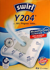 4 Beutel SWIRL Y 204 Staubsaugerbeutel Y204 -  frei Haus per Brief Staubbeutel