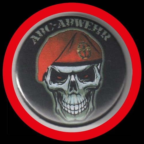 Artillerie skull button - artillerie,