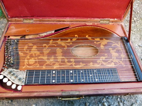 44408 antike zither - 44408,