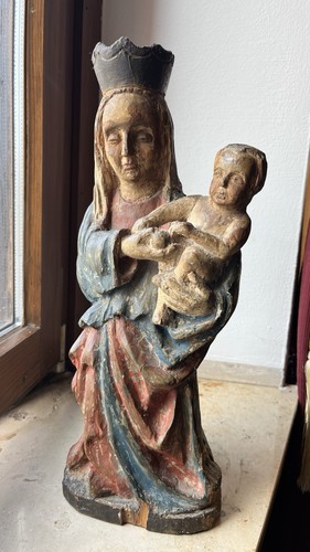 Antik madonna mit jesuskind - antik,