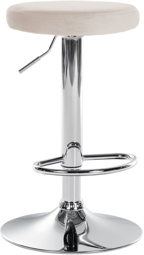 Barhocker ponte samt - barhocker, chrom