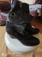 AirStep Damen Stiefelette Gr:39 Dunkelbraun, Leder