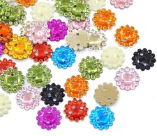 2000Stk Acryl-Kristalle Nähe