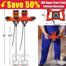 Rührwerk Mörtelrührer Rührgerät 3800W Mörtelmischer Handrührwerk Beton Rührstab