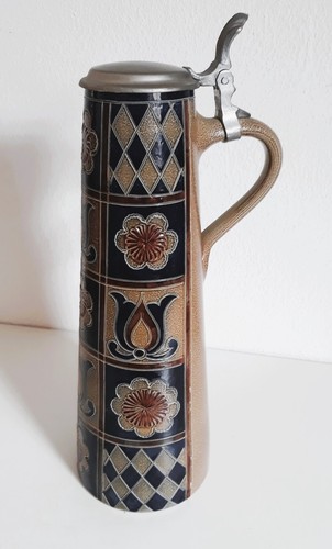 Göbel bierkrug zinndeckel - göbel,