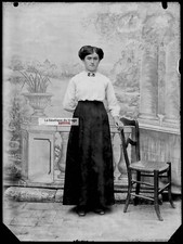 Alte Glasplatte Foto Negativ