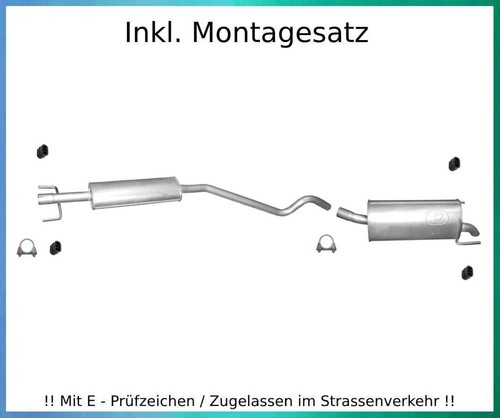Auspuffanlage für opel astra - auspuffanlage,