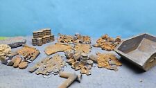 11-teiliges Set Schrottplatz in Echtrost bemalt Rostig oder unbemalt 1/45 Spur 0