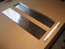 Edelstahl 53,2 x 11,4 Blech Platte Einlegeboden Verkleidung Abdeckung Regal 12A