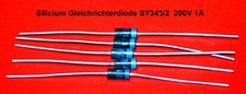 5 x SY345/2 1A 200V Silizium Leistungsdiode Universaldiode Gleichrichter gepr.