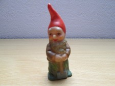 Gartenzwerg Zwerg Figur mit Spaten 9cm hoch 904 W.-Germany Kunststoff  60er
