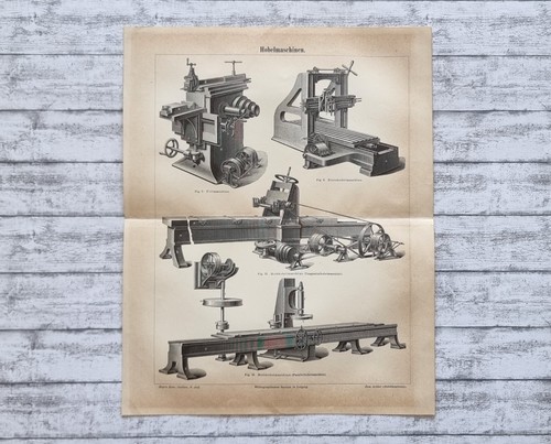 Hobelmaschinen 1887 meyers - hobelmaschinen,