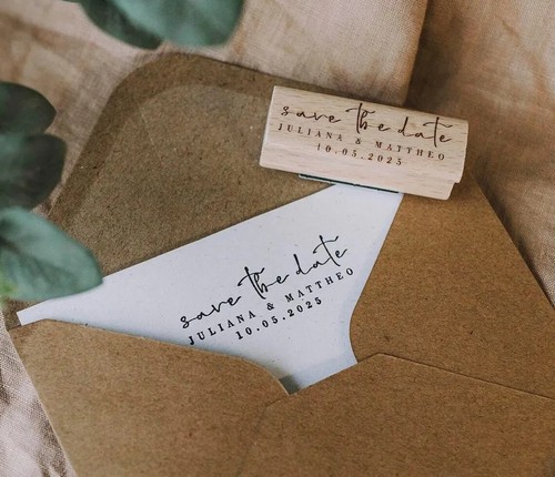 Save the date stempel - save,