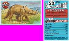 Sammelkarte Dinosaurier Dino Tausch Nr. 52 Centrosaurus