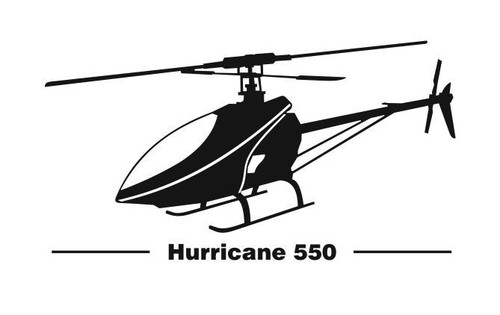 Gaui hurricane 550 aufkleber - hurricane,