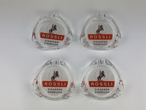 4er set vintage aschenbecher - set,