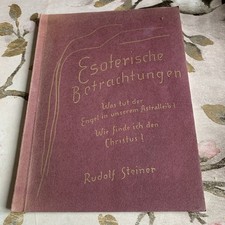 Rudolf Steiner Esoterische