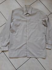 beiges gestreiftes Hemd mit langem Arm in Größe M von Art sachs couture