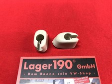 VW Käfer 65-67 Bus T1, T2 68-79 Halter weiß Sonnenblende Paar (0557-2)
