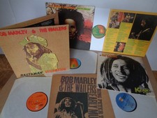 4xLP's BOB MARLEY&THE WAILERS - RASTAMAN VIBRATION/KAYA/EARLY MUSIC/NATTY DREAD