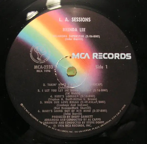 Brenda lee sessions - brenda,