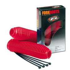 Faltenbälge Gabel Faltenbalg SATZ Progrip Rot für YAMAHA XT 600 XT 660