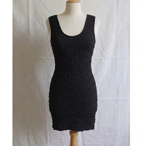 Schwarzes bodycon minikleid - schwarzes,