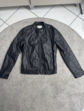Tom Tailor elegante Da. Kunstlederjacke Schwarz in L Neuwertig!!!