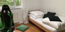 Innatura Bett 100×200 Kernbuche massiv geölt inkl.  Lattenrost Matratze