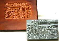 FESTUNG Rheinfels MESSING Stempel LEDER Prägen PRÄGEWERKZEUG Prägestempel METALL