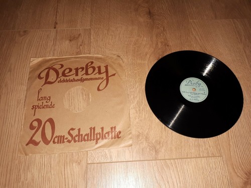 Antik derby schellack platte - antik,