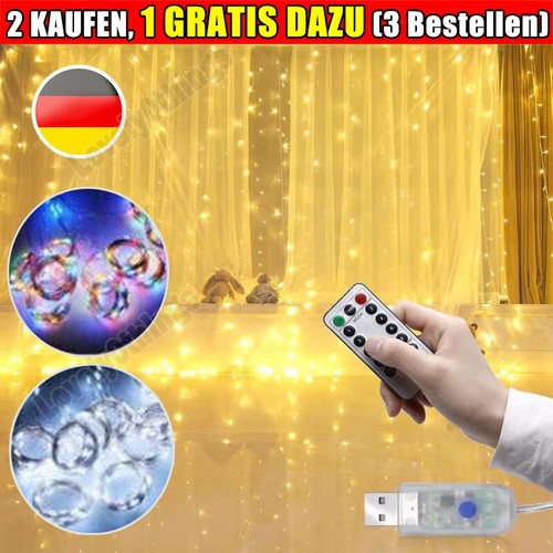 300 led lichtervorhang - 300,