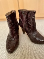 GADEA High Heel Stiefeletten Gr. 36 Schlangenlederoptik