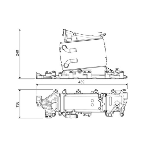 Ladeluftkühler valeo 822935 - ladeluftkühler,