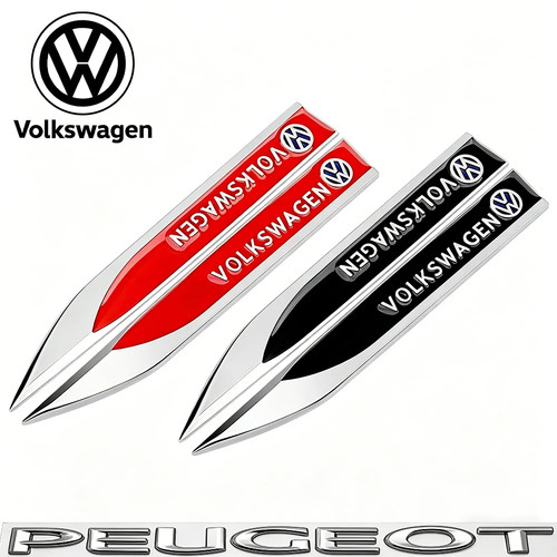 Metall seitenemblem - vw,