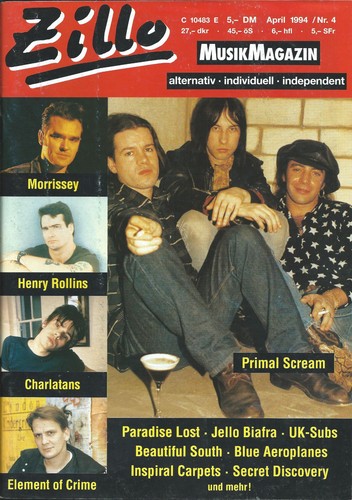 Zillo musikmagazin 1994 mit - zillo,
