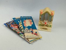 3x sehr schönes altes Lametta+Engel mit Spieluhr+Plastik Orgel mit Spieluhr