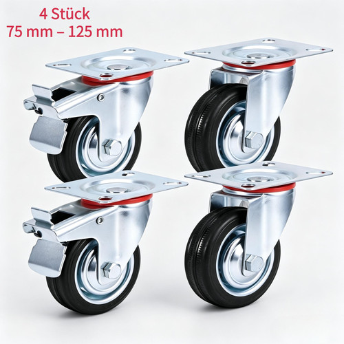 4pc transportrollen - 4pc,